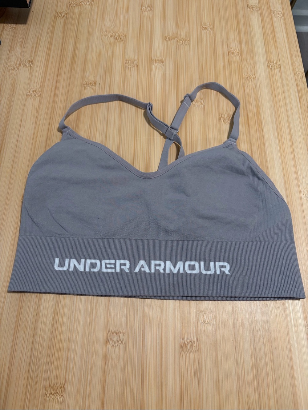 Under Armour Women's Grey Seamless Sports Bra